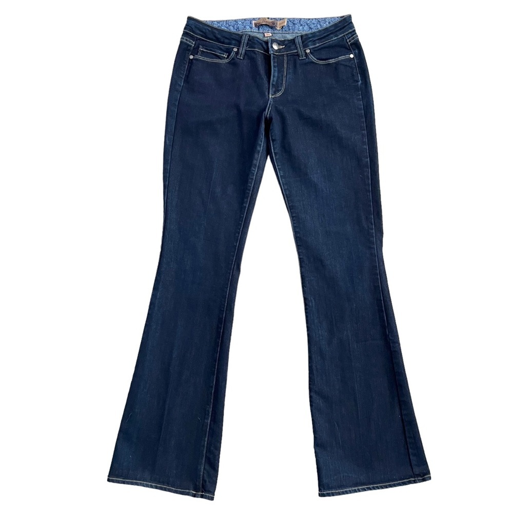 PAIGE Denim Montecito Boot Cut / Flare Jeans in Dark Indigo Wash WA300